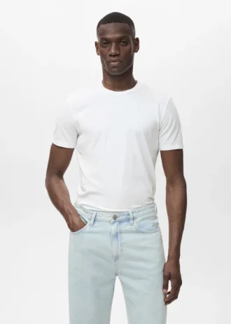 T-shirt en coton extensible