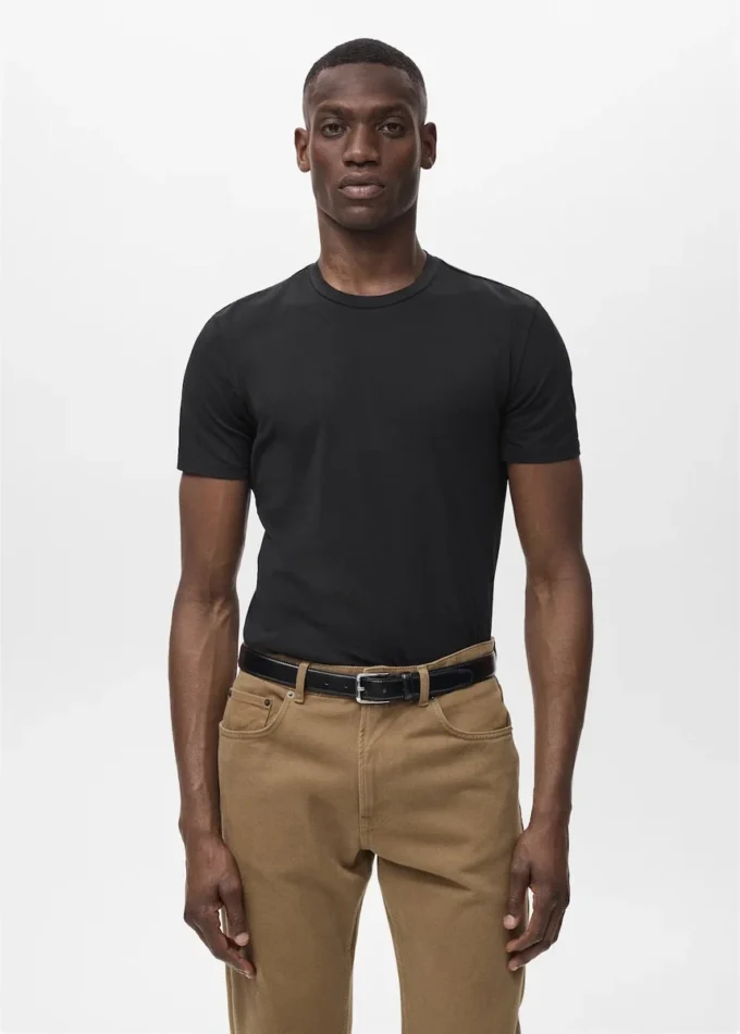 T-shirt en coton extensible
