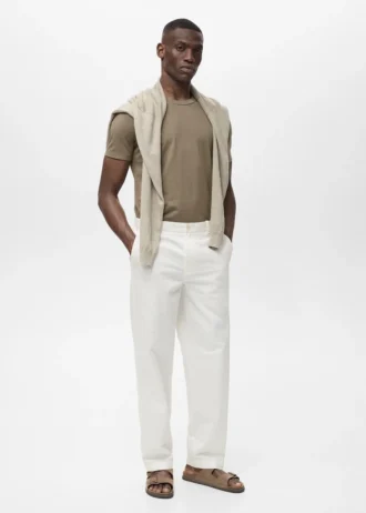 T-shirt en coton extensible