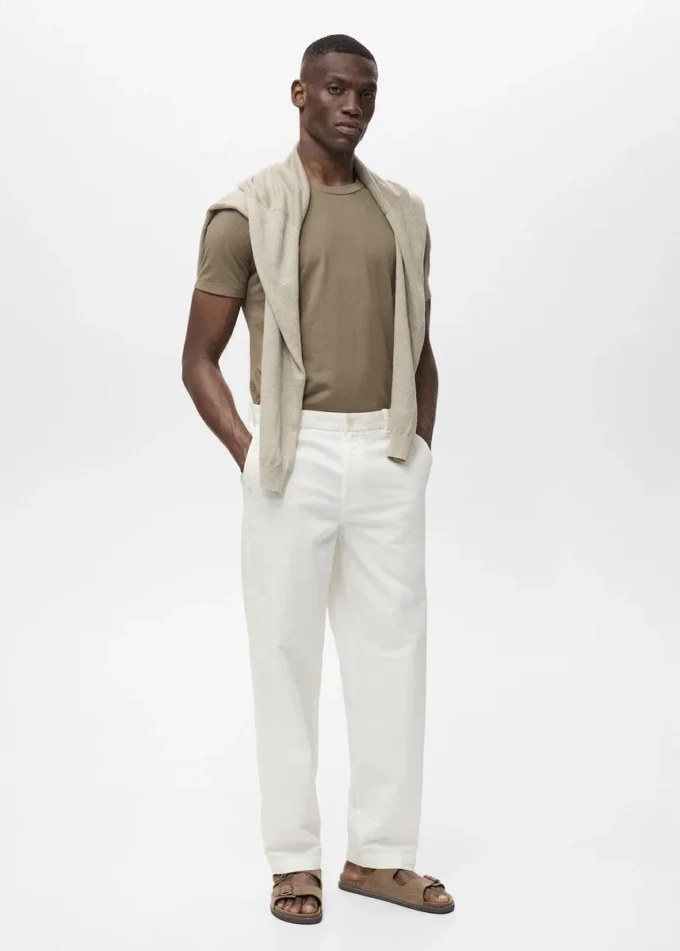T-shirt en coton extensible
