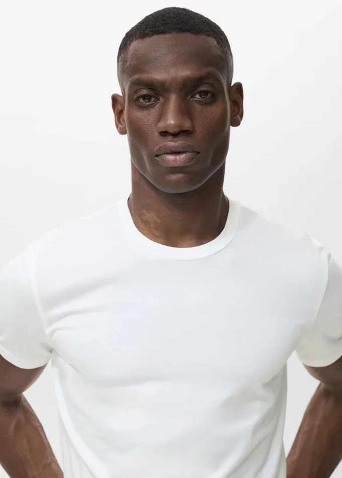 T-shirt en coton extensible