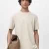 T-shirt en coton finement tricoté