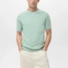 T-shirt en coton finement tricoté