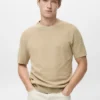 T-shirt en coton finement tricoté