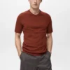 T-shirt en coton finement tricoté