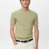 T-shirt en coton finement tricoté