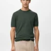 T-shirt en coton finement tricoté