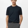 T-shirt en coton finement tricoté