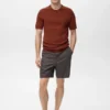 T-shirt en coton finement tricoté