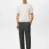 T-shirt en coton finement tricoté