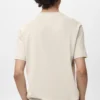 T-shirt en coton finement tricoté