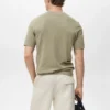 T-shirt en coton finement tricoté