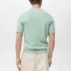 T-shirt en coton finement tricoté