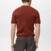 T-shirt en coton finement tricoté