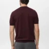 T-shirt en coton finement tricoté