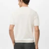 T-shirt en coton finement tricoté