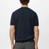 T-shirt en coton finement tricoté