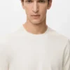 T-shirt en coton finement tricoté