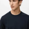 T-shirt en coton finement tricoté