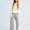 T-shirt en coton froncé