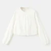 T-shirt en coton froncé