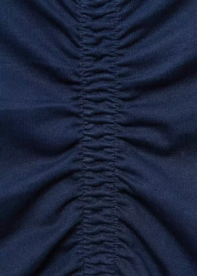T-shirt en coton froncé