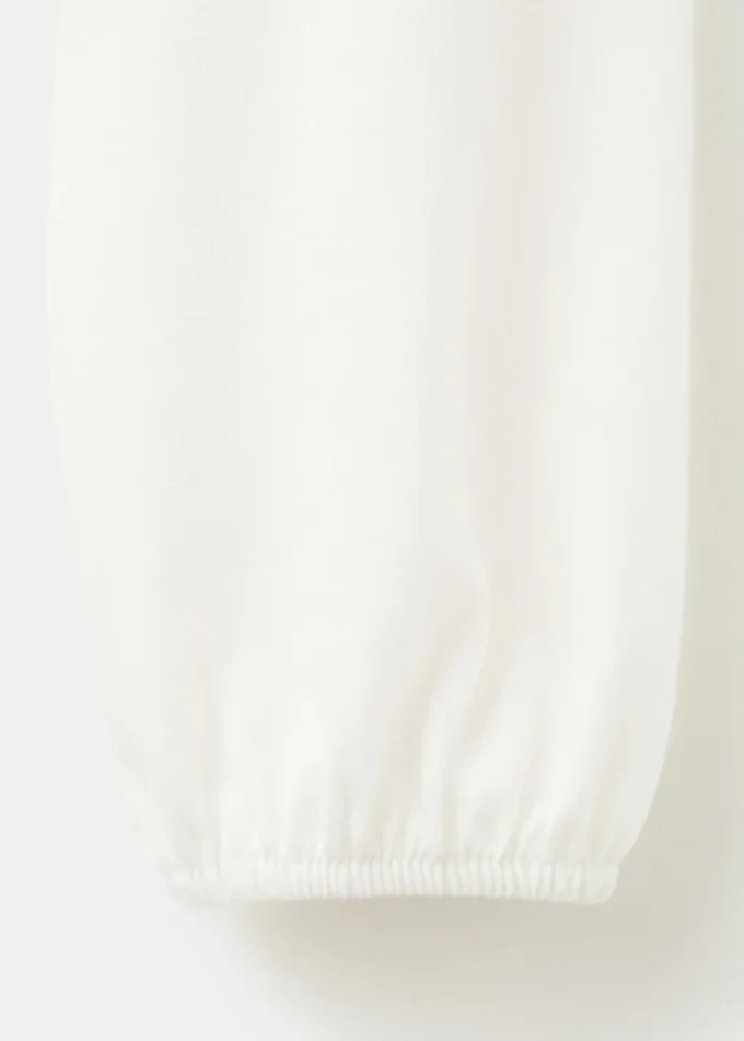 T-shirt en coton froncé