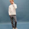 T-shirt en coton gaufré