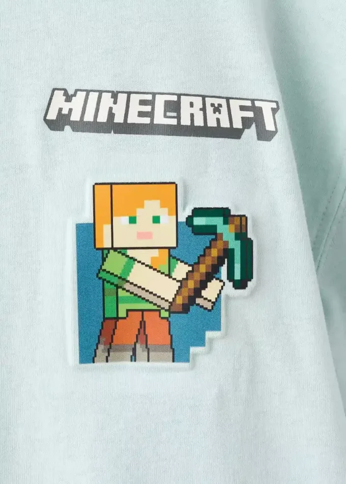 T-shirt en coton Minecraft