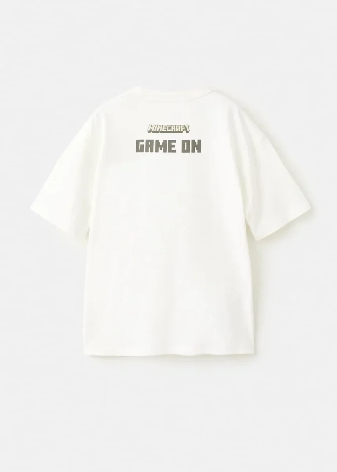 T-shirt en coton Minecraft