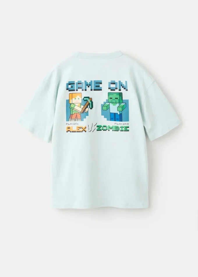 T-shirt en coton Minecraft