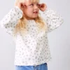 T-shirt en coton à motif floral