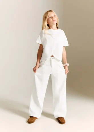 T-shirt en coton noué