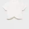 T-shirt en coton noué