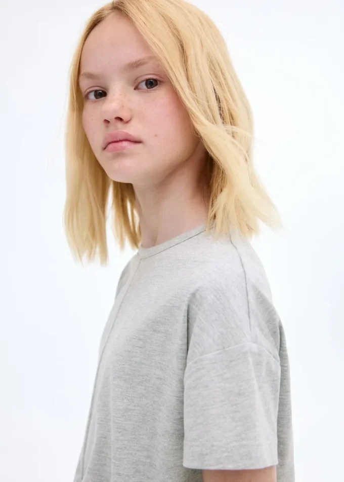T-shirt en coton noué