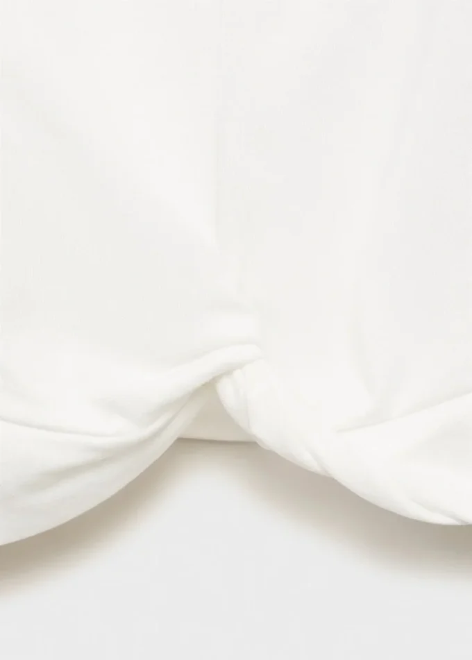 T-shirt en coton noué