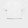 T-shirt en coton noué