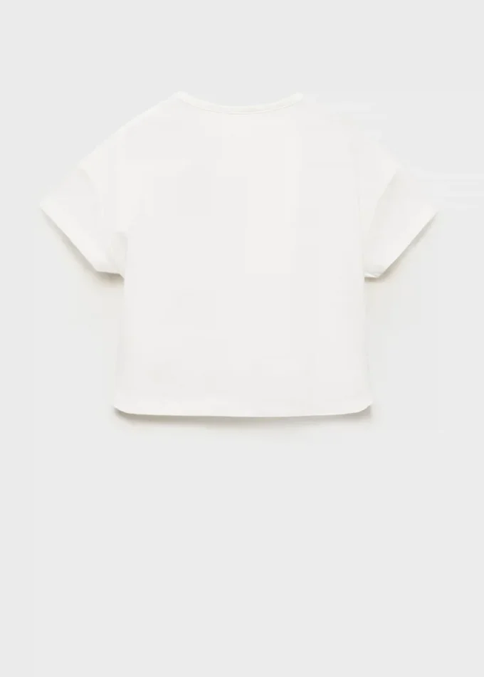T-shirt en coton noué