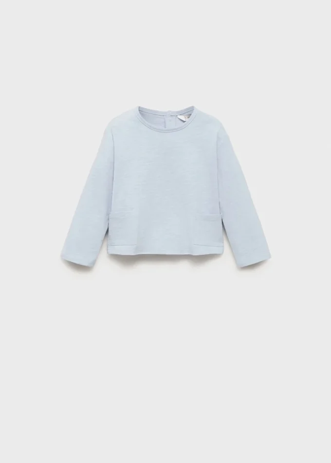 T-shirt en coton à poche