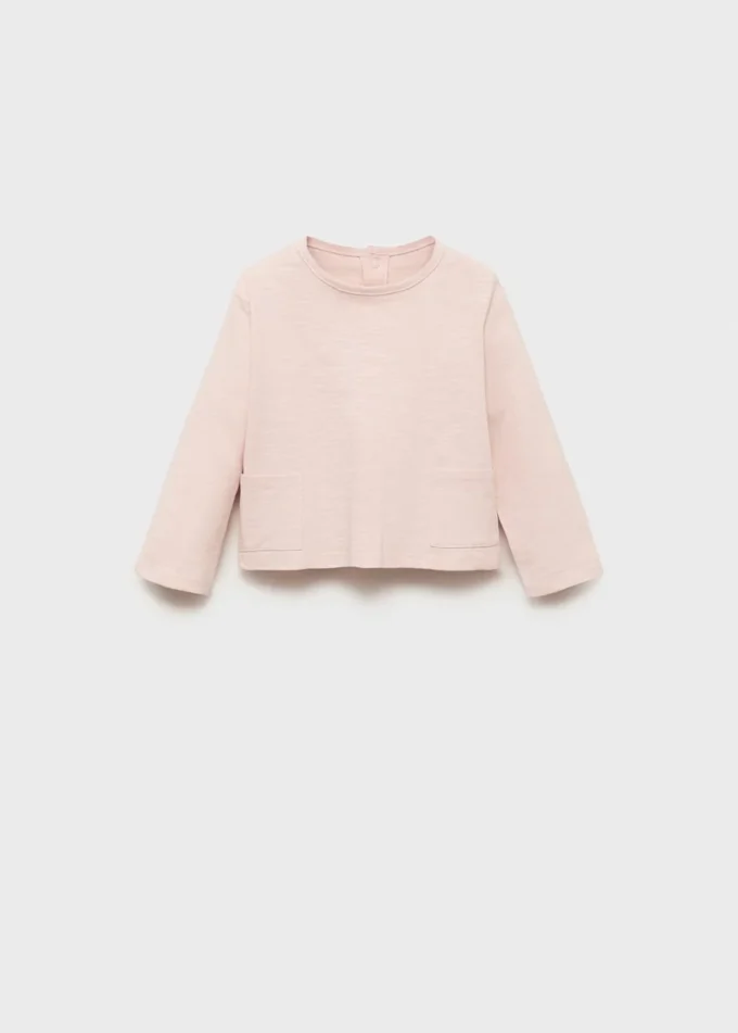 T-shirt en coton à poche