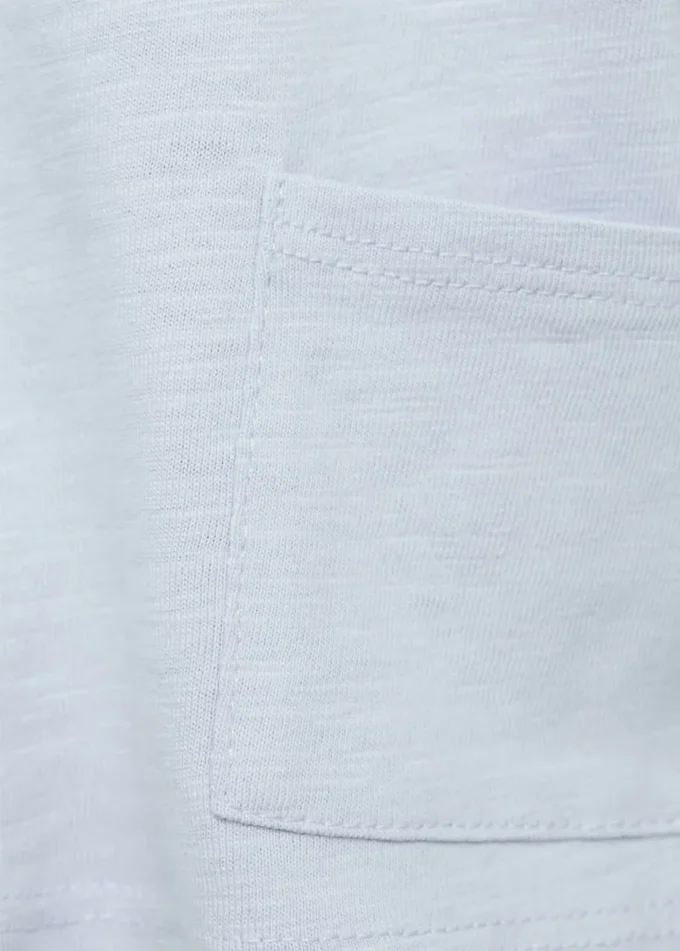 T-shirt en coton à poche