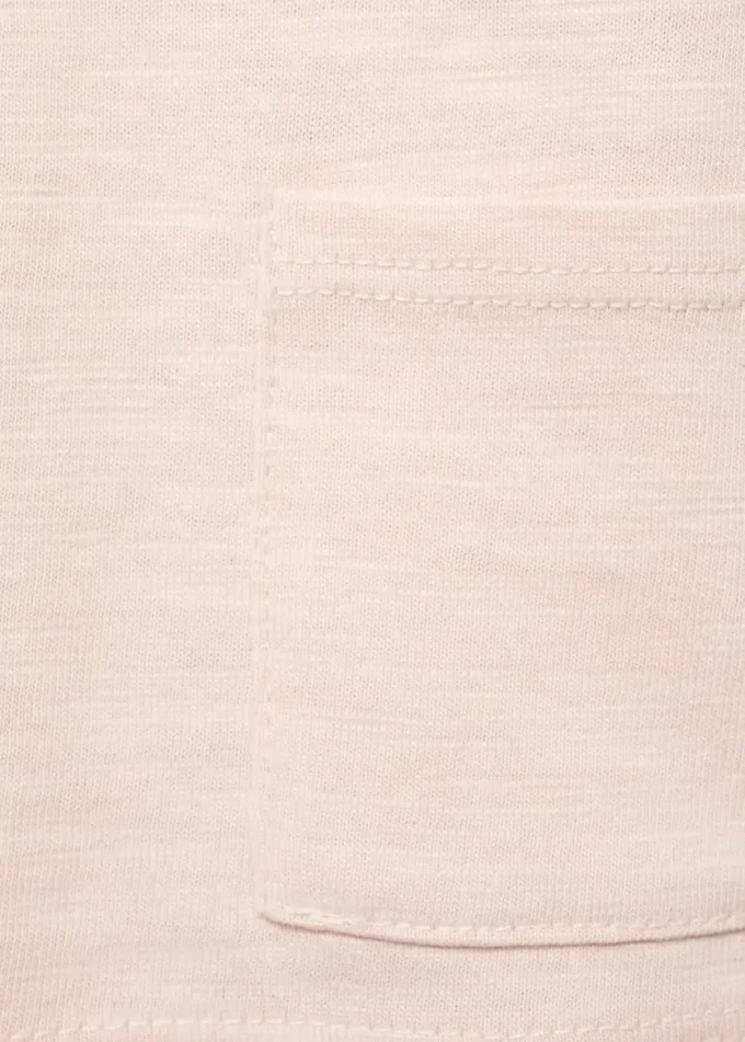 T-shirt en coton à poche