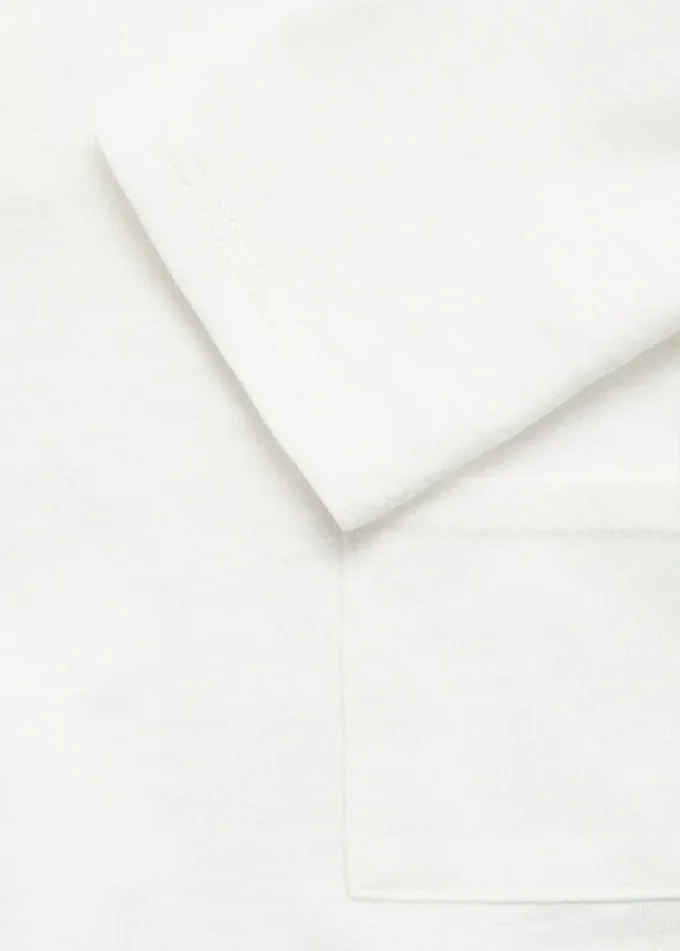 T-shirt en coton à poche