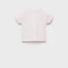 T-shirt en coton rayé