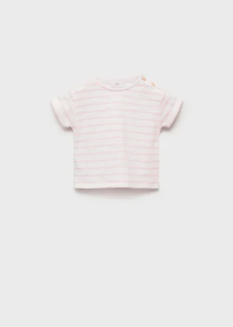 T-shirt en coton rayé