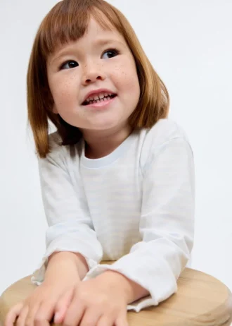 T-shirt en coton rayé
