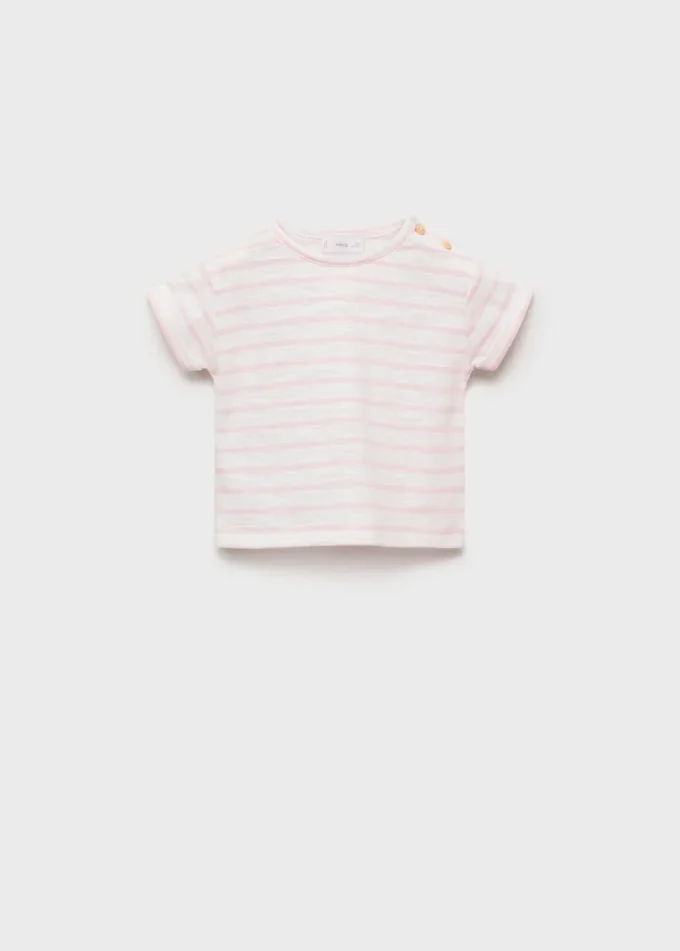 T-shirt en coton rayé