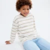 T-shirt en coton rayé