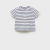 T-shirt en coton rayé