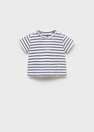 T-shirt en coton rayé
